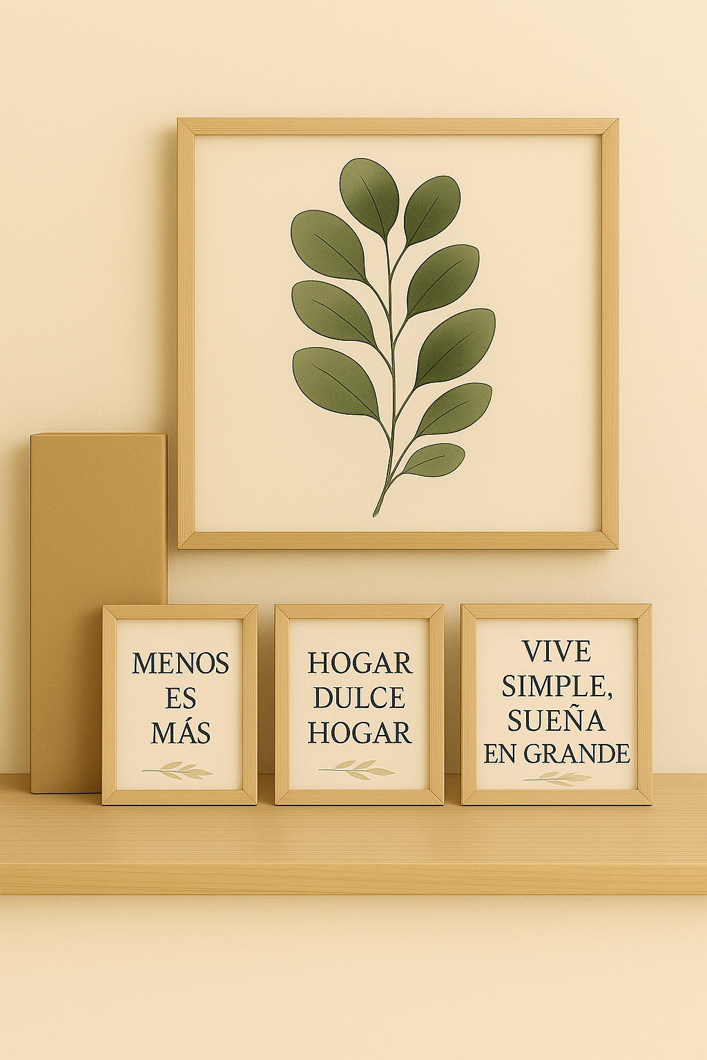 Pack de 3 Laminas Decorativas Digitales - Frases